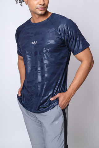 Playera deportiva aero flex camuflaje