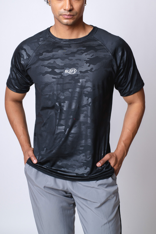 Playera deportiva aero flex camuflaje