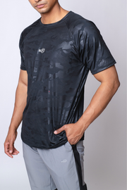 Playera deportiva aero flex camuflaje