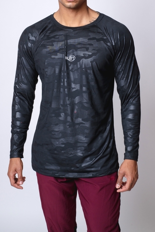 Playera deportiva aero flex camuflaje
