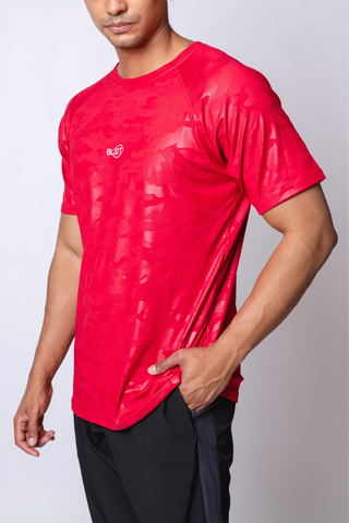 Playera deportiva aero flex camuflaje