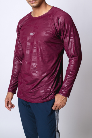 Playera deportiva aero flex camuflaje