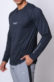 Playera deportiva flash dry manga larga