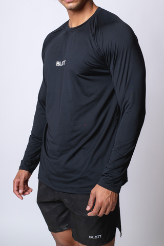 Playera deportiva manga larga aero flex