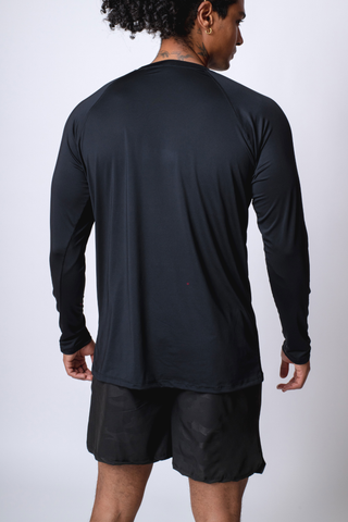 Playera deportiva manga larga aero flex