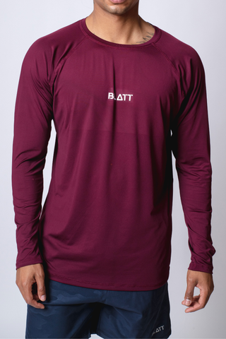 Playera deportiva manga larga aero flex
