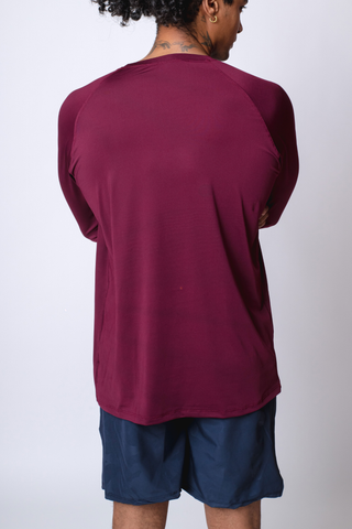 Playera deportiva manga larga aero flex