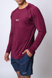 Playera deportiva manga larga aero flex