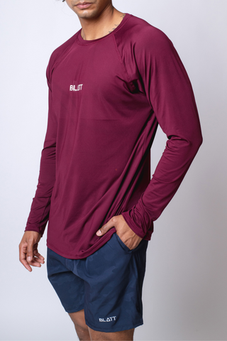 Playera deportiva manga larga aero flex