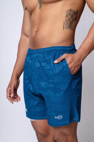 Short deportivo con lycra hydroguard camuflaje