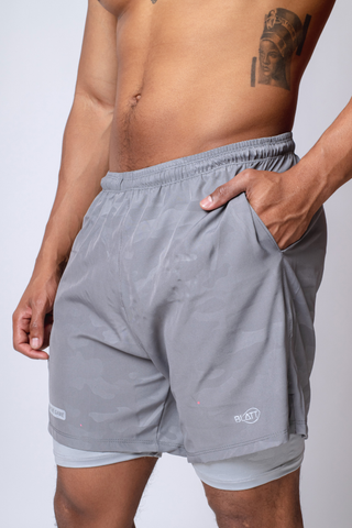 Short deportivo con lycra hydroguard camuflaje