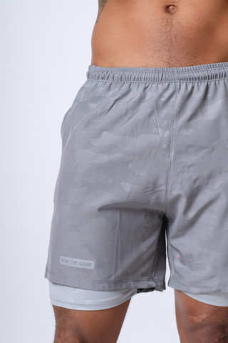 Short deportivo con lycra hydroguard camuflaje