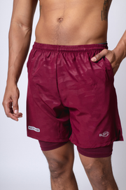 Short deportivo con lycra hydroguard camuflaje
