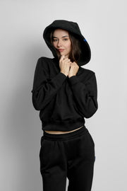 Sudadera con capucha Oversized Superior Comfort Women - Negro