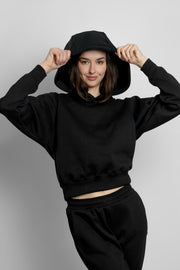 Sudadera con capucha Oversized Superior Comfort Women - Negro