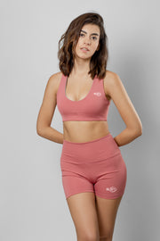 Short Biker Motion Tech Blatt Women - Rosa