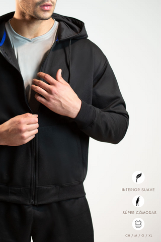 Sudadera clearance con cierre