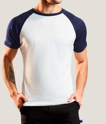 Playera con manga de discount color