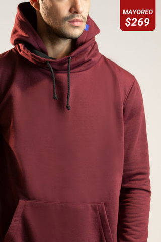 Sudadera rojo vino sale
