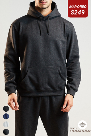 Sudadera con capucha Gris Oxford Superior Comfort Blatt Blatt