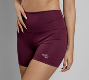 Short Biker Motion Tech Blatt Women - Vino Cherry